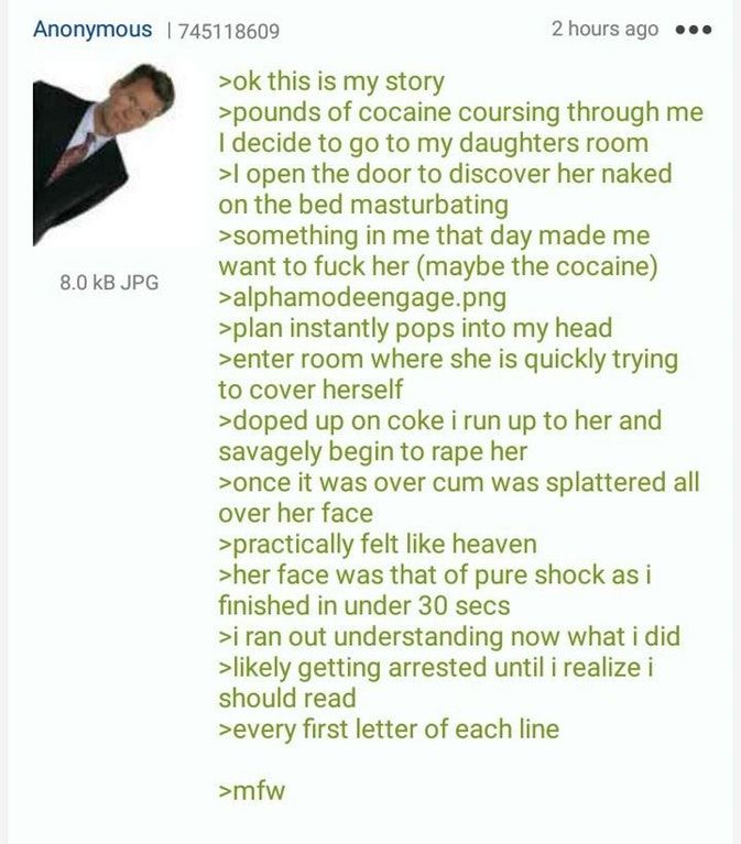 Anon does cocaine