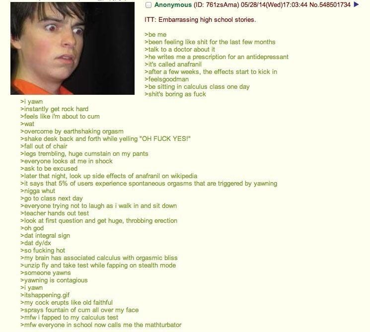 Anon takes antidepressant