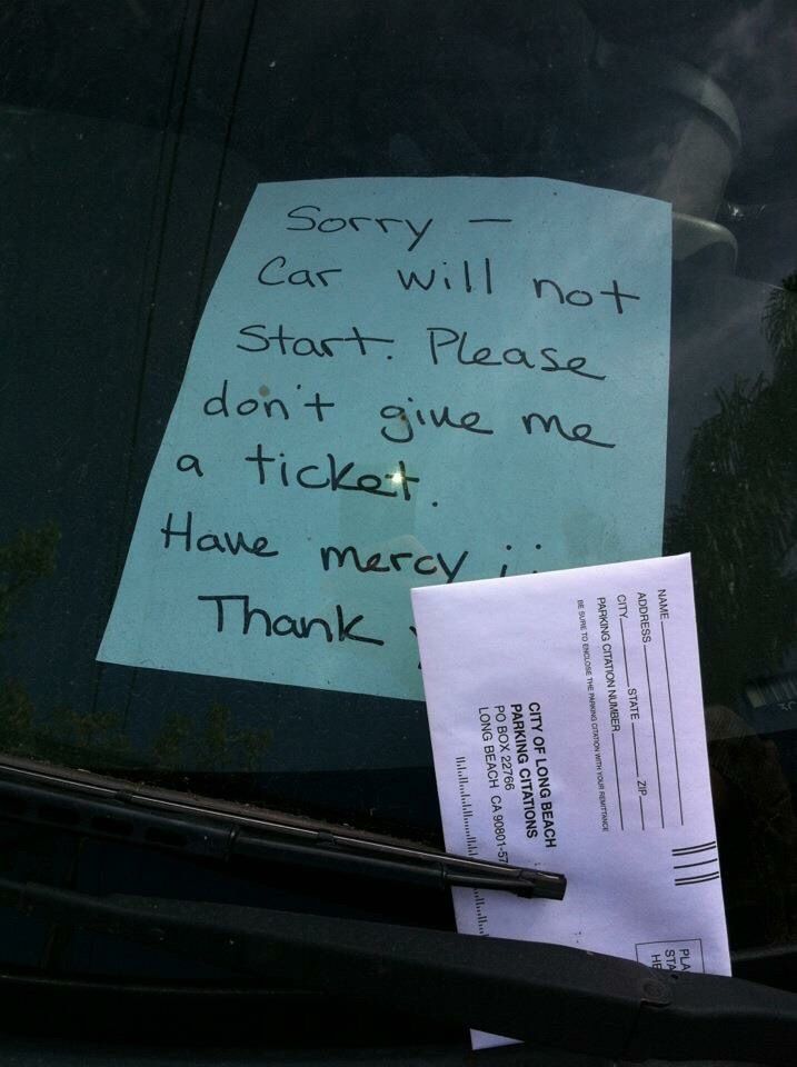 Parking enforcement has not a single *** to spare