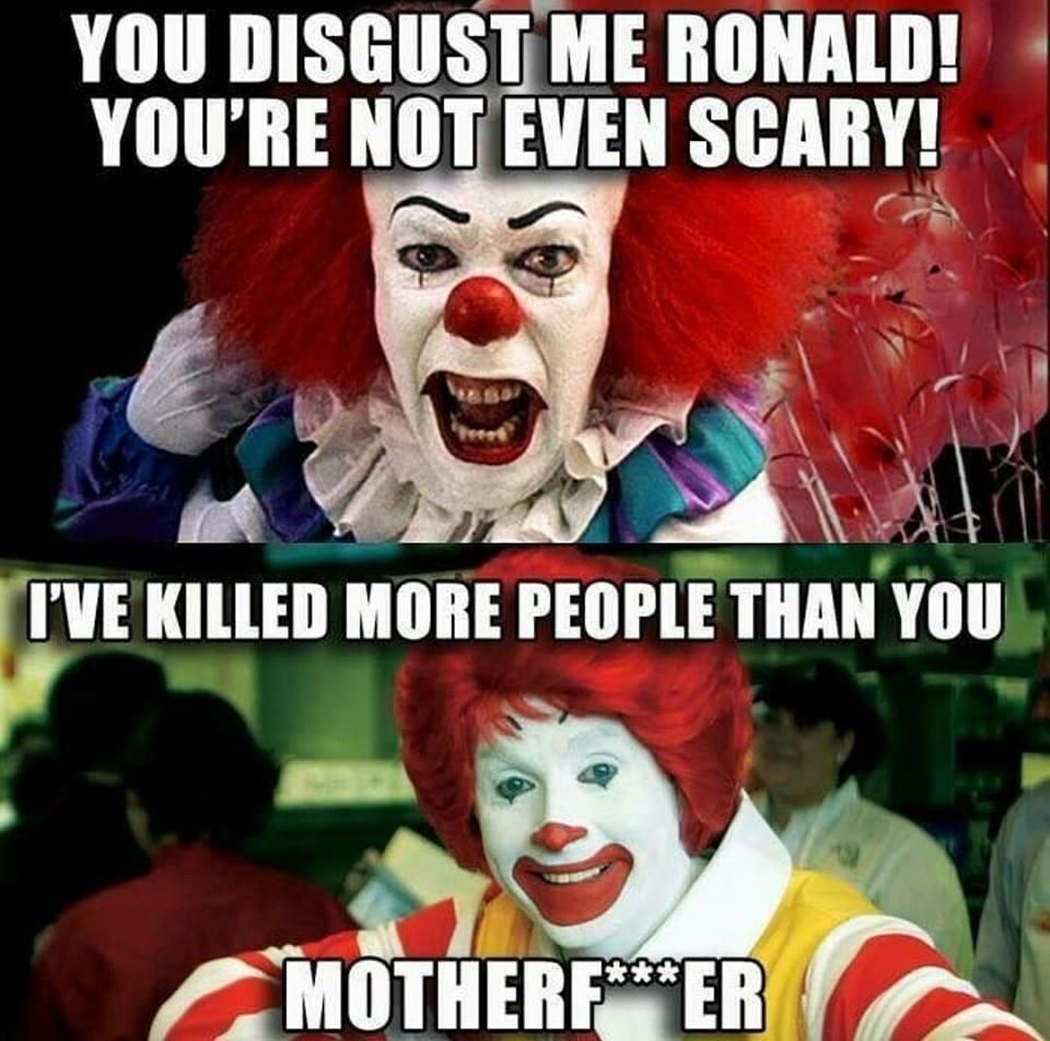 You disgust me, Ronald