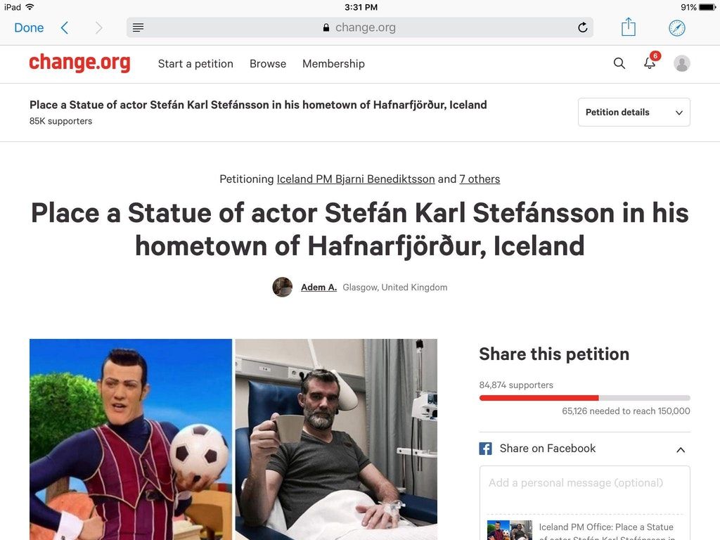 u still love him enugh to waste your sign on a usless internet petition?