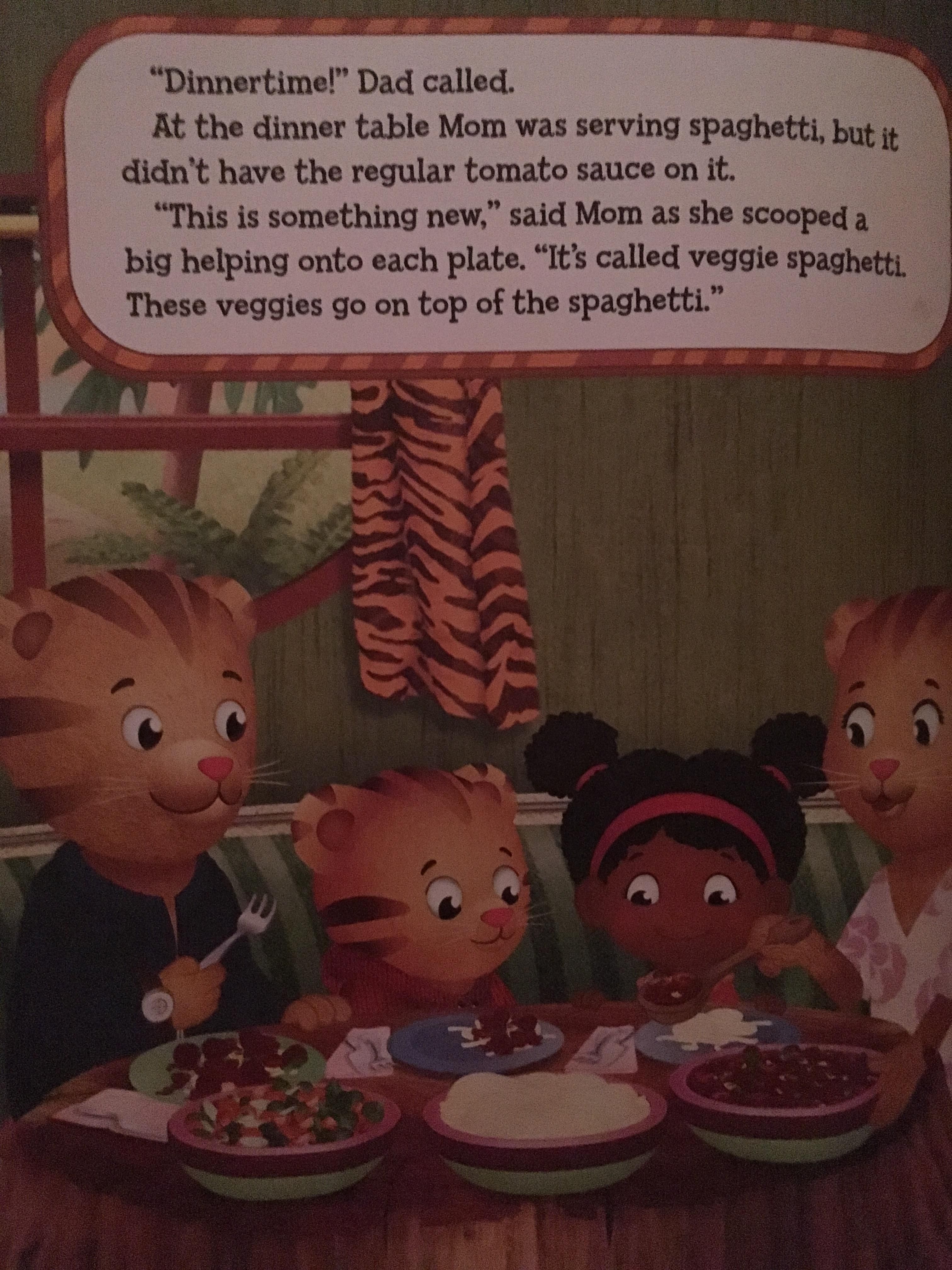 My kid just blew my mind when he pointed out how inappropriate it is for Daniel tiger to have that style curtain in his house