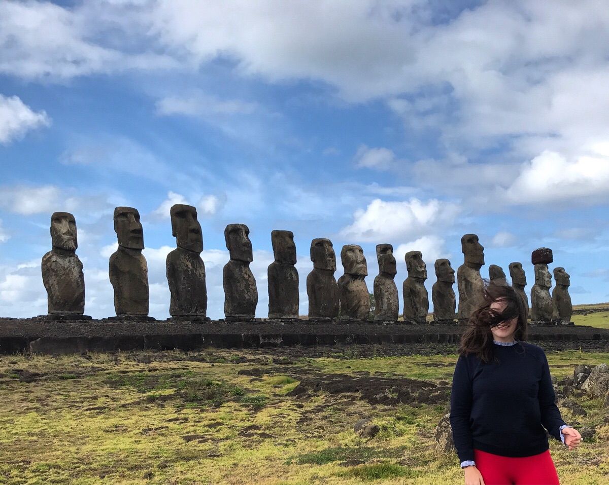 I went all the way to Easter Island and got one good picture before my camera died
