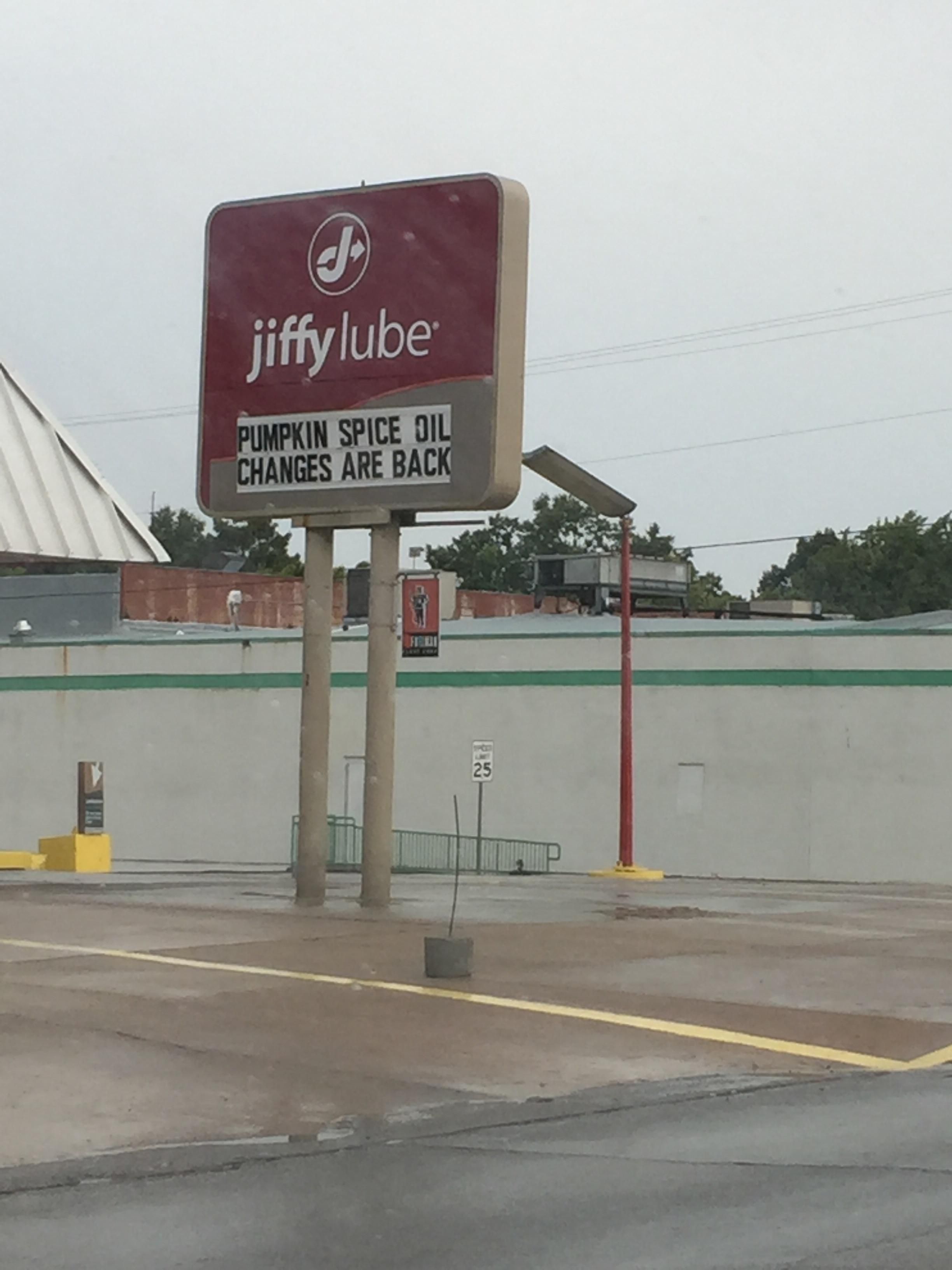My local jiffy lube y'all