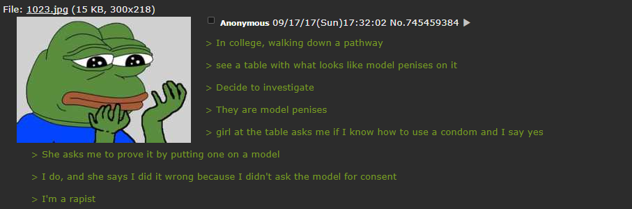 Anon is a rapist