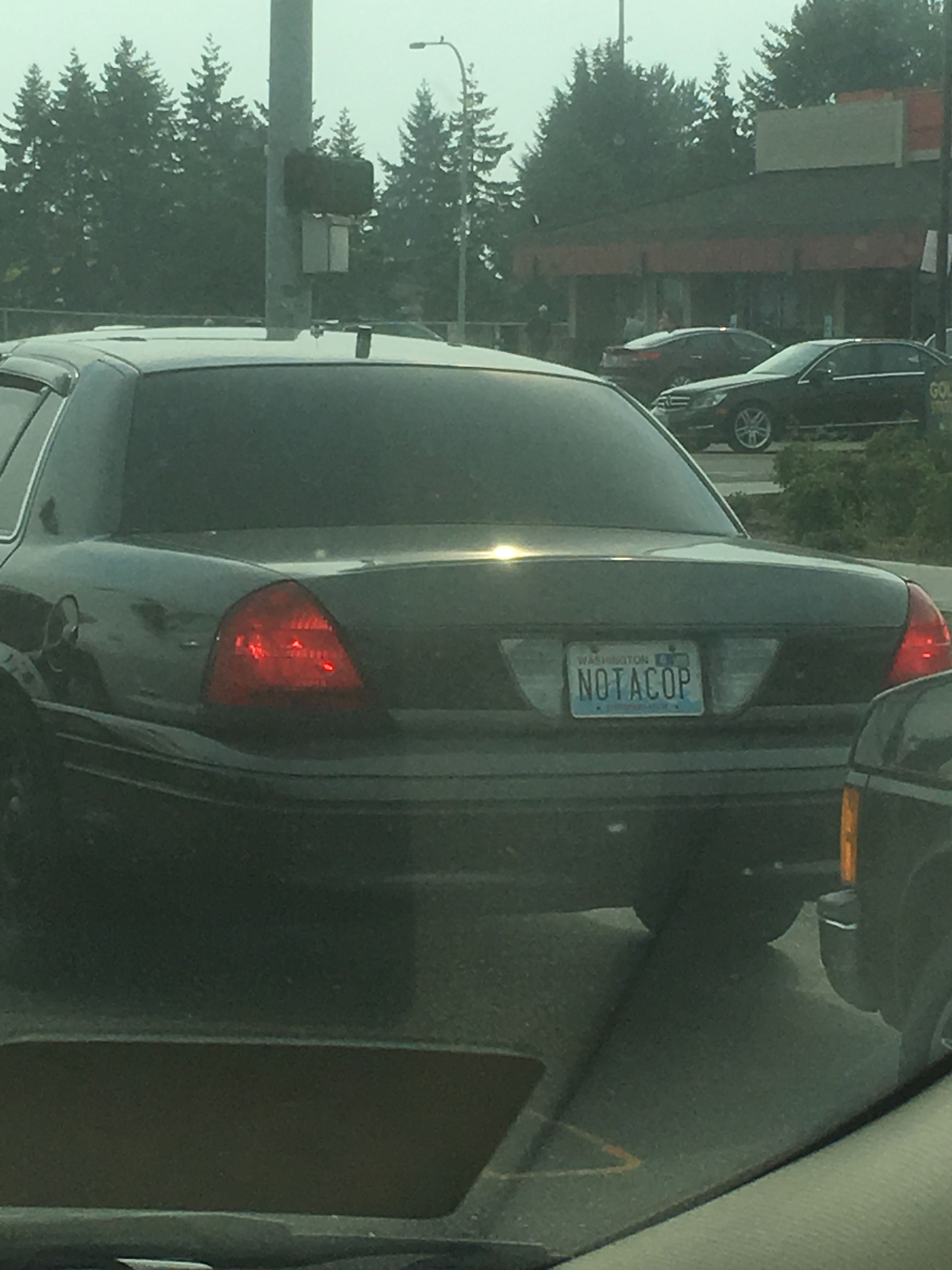 Saw this guy in traffic the other day