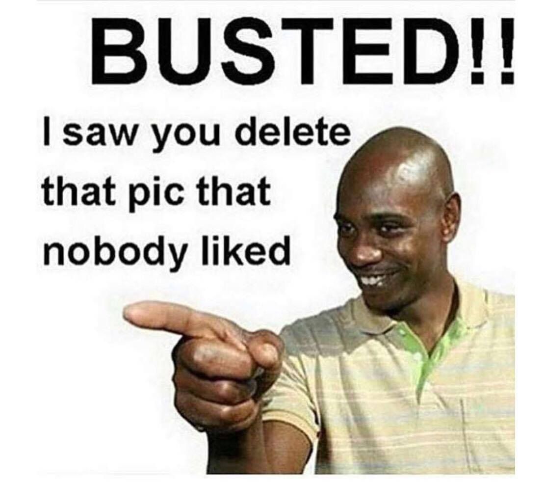 quit playin; we all saw you