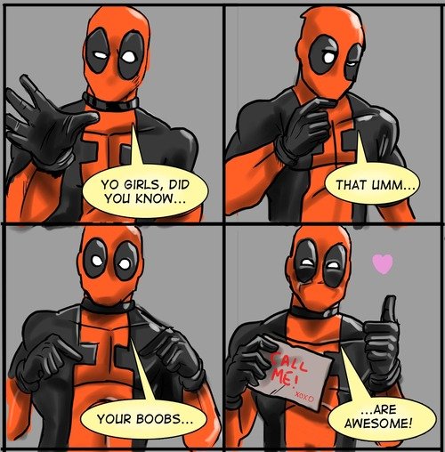 Deadpool being Deadpool