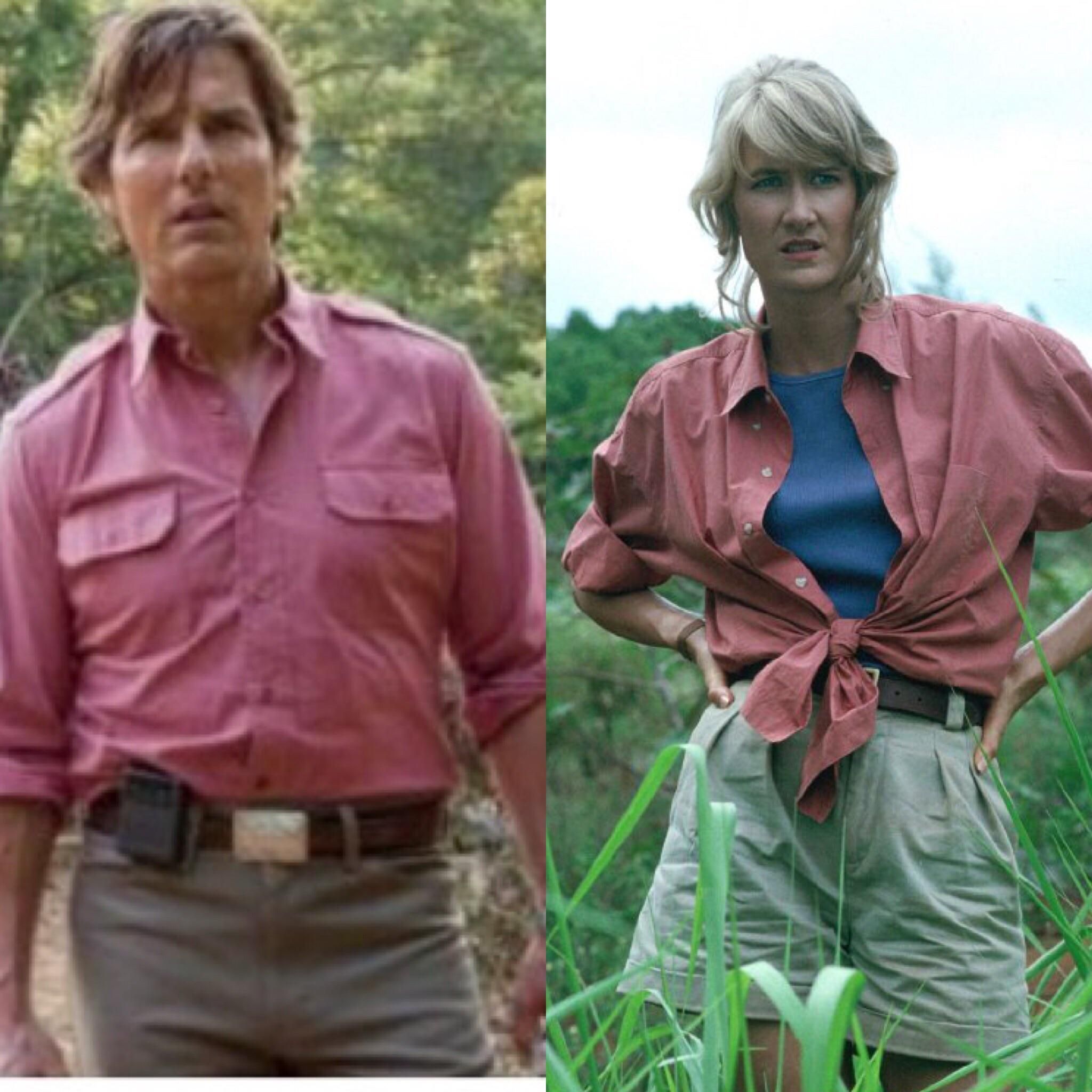 Real talk... Tom Cruise kind of looks like Dern from Jurassic Park