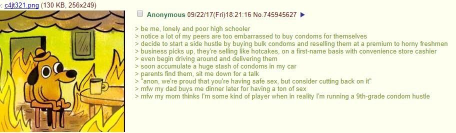 Anon buys condoms
