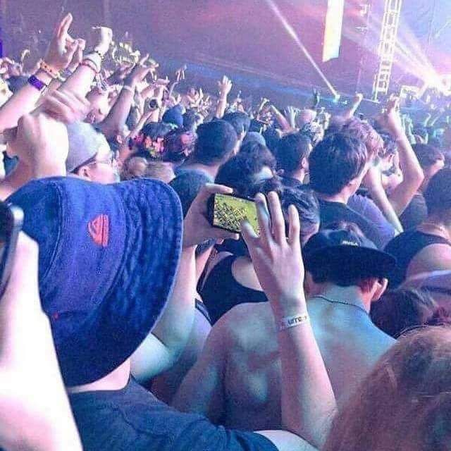 Dude is having the time of his life