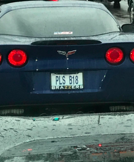 Very on-brand license plate