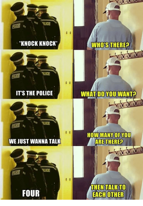 Knock Knock It's the Police