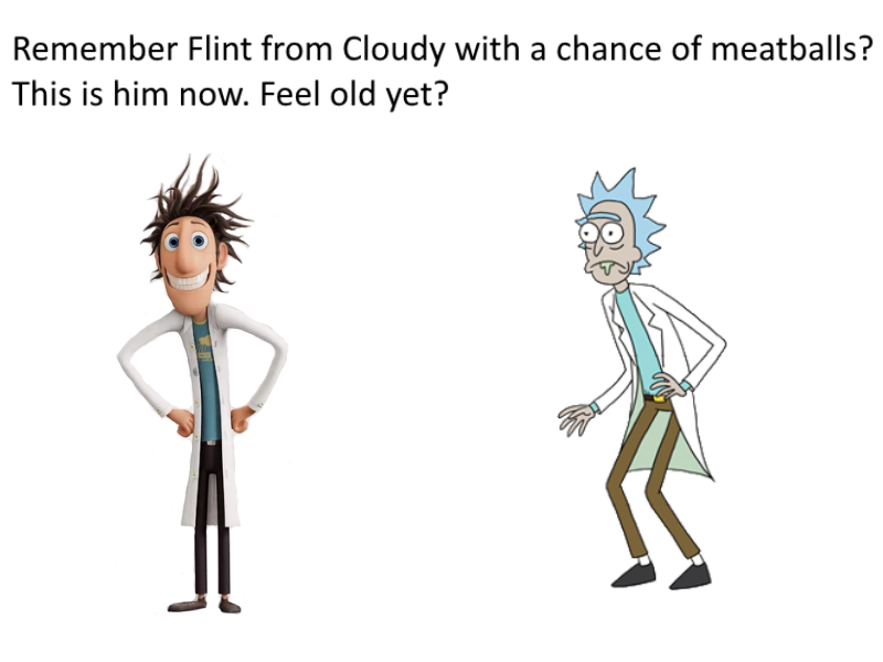 To be fair, you have to have a high IQ to get cloud with a chance of meatballs