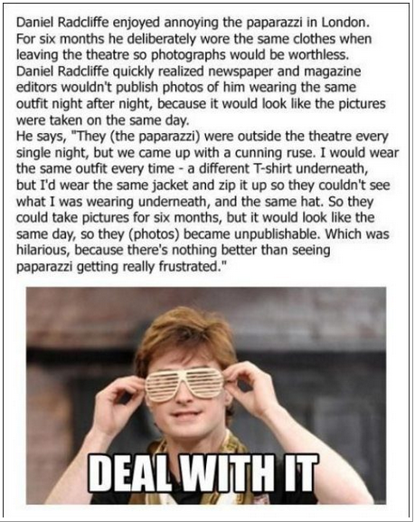 Daniel Radcliffe being awesome