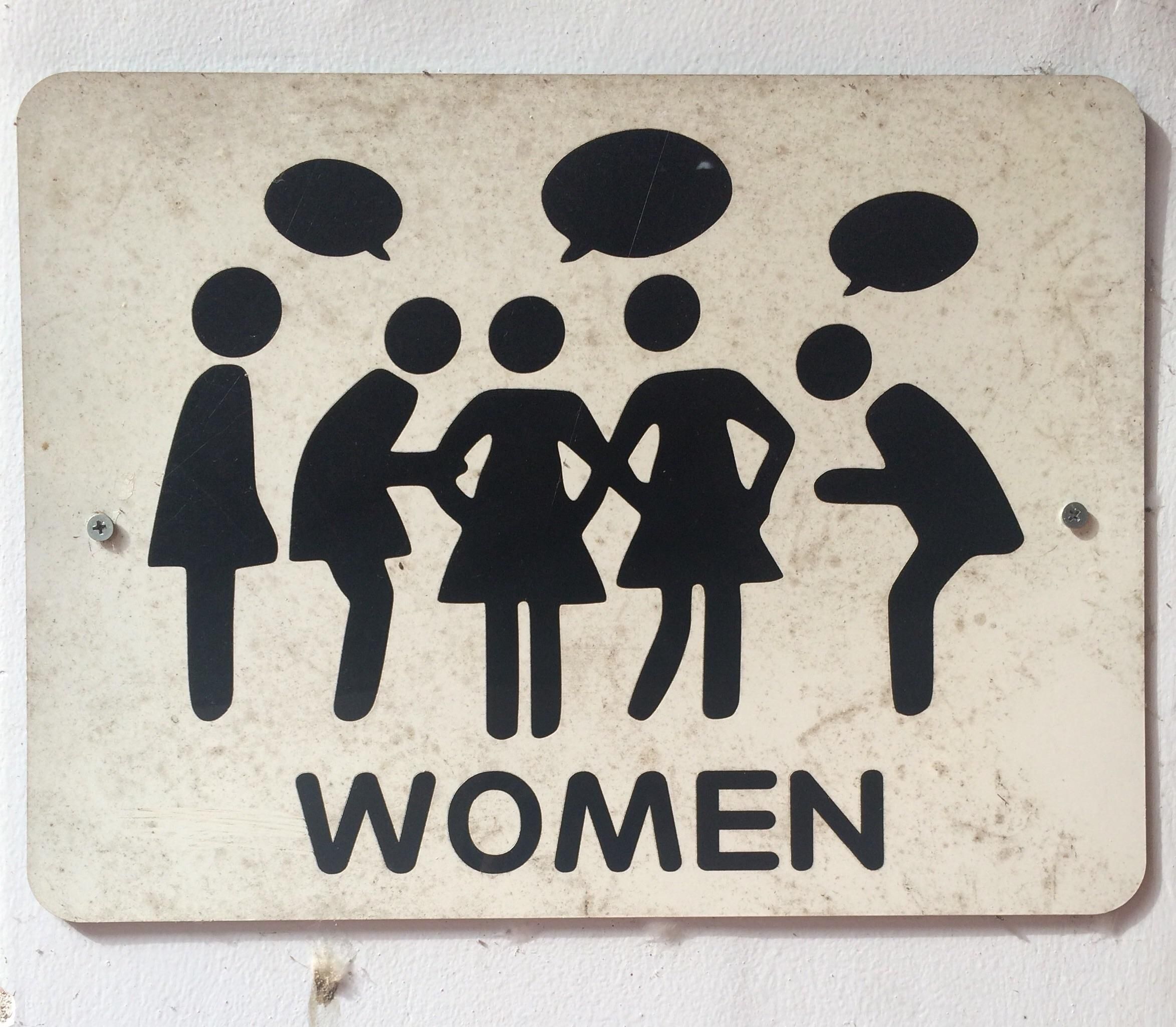 Women's bathroom sign in Vietnam