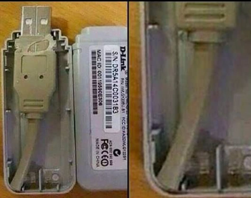 When your USB doesn't work, so you open it up and see a cut USB Cable