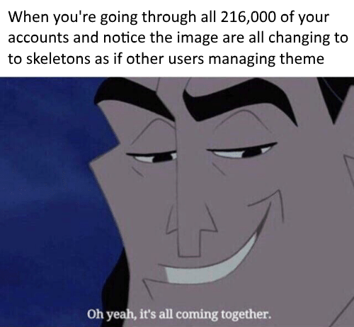 So many skeletons is like a dream come true.