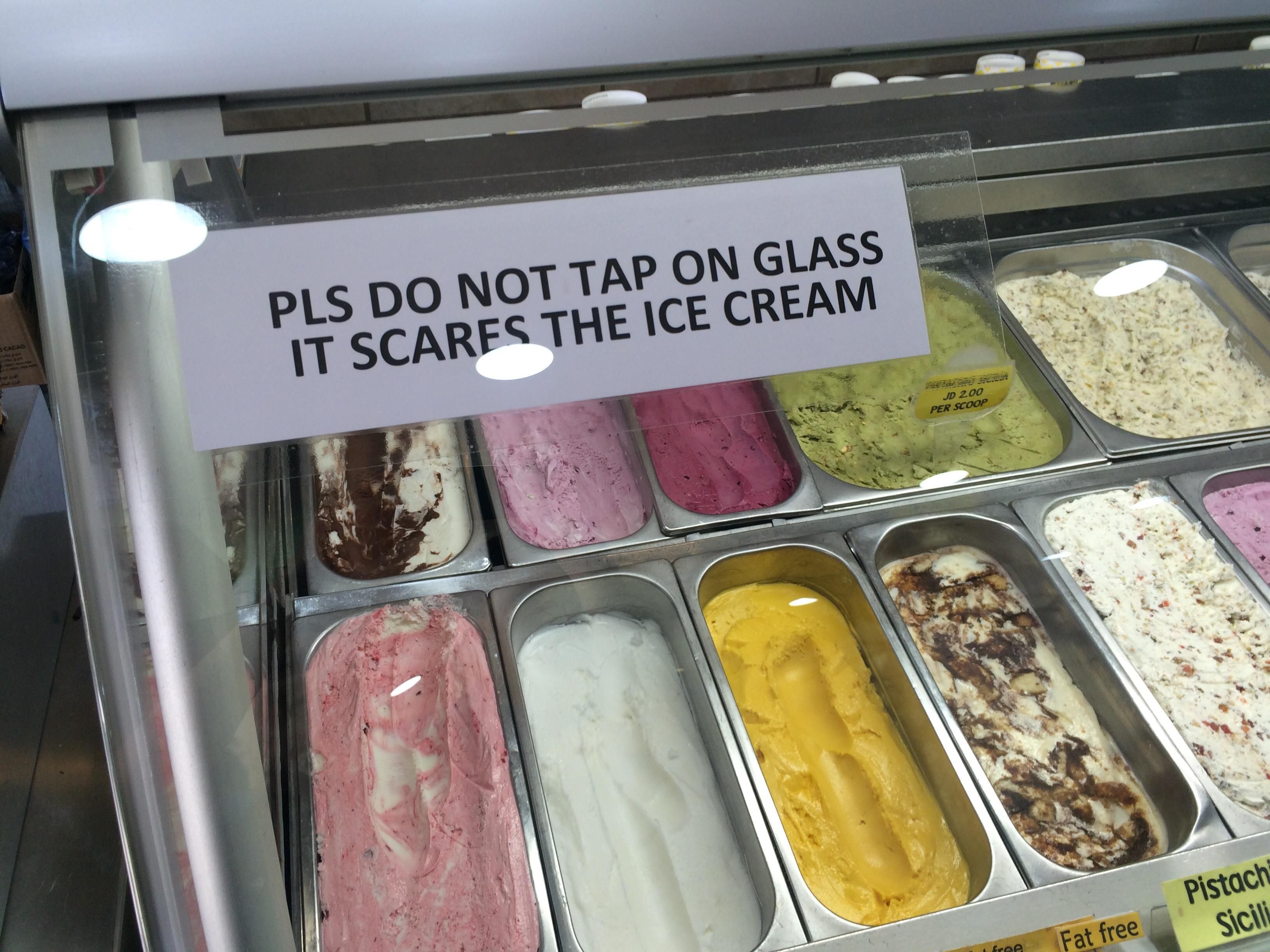 Saw this in an ice cream shop