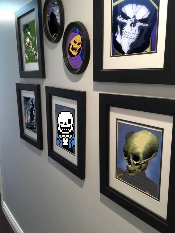Every skeleton needs a wall like this.