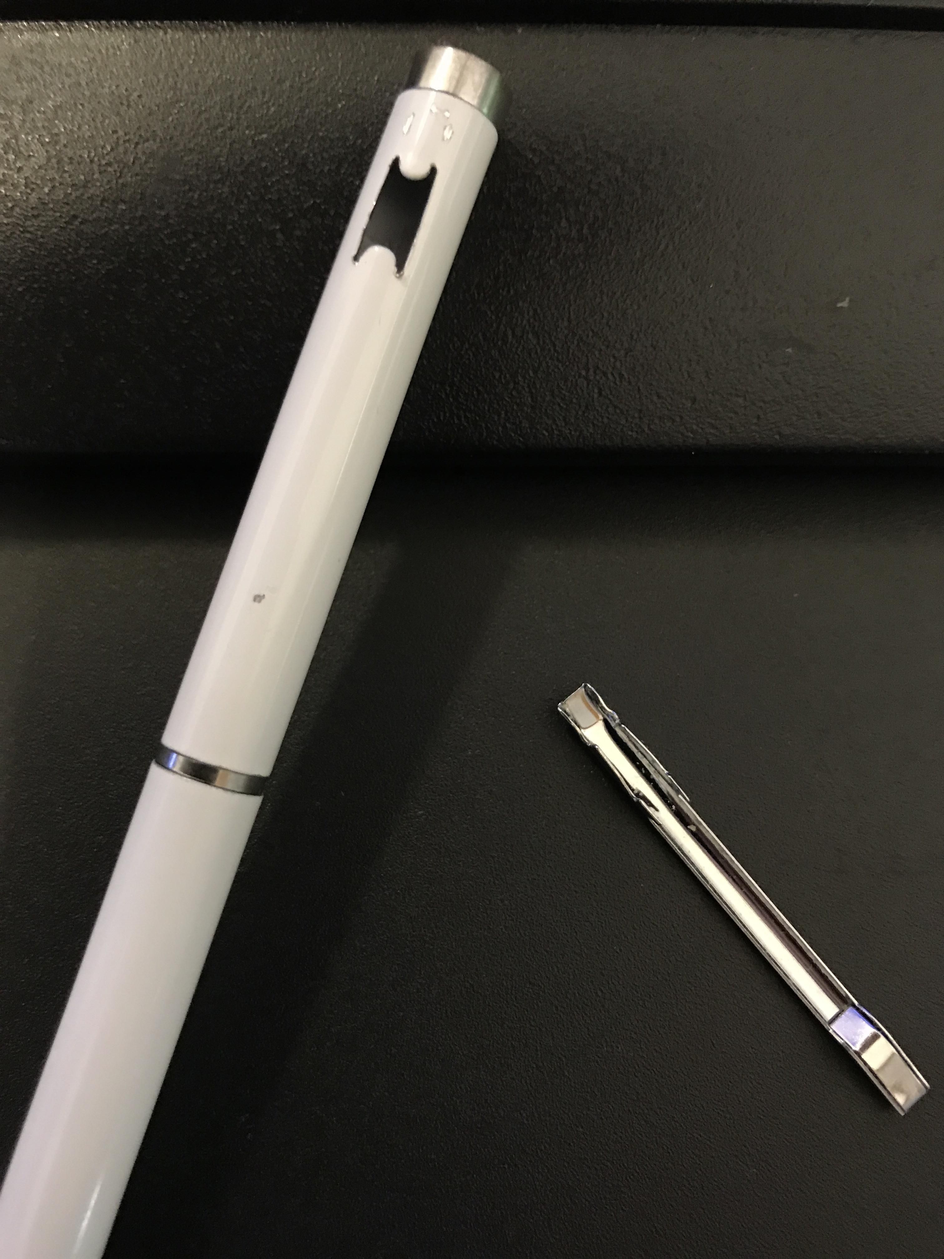 My pen lost it’s clip and looks terrified of what might happen next...