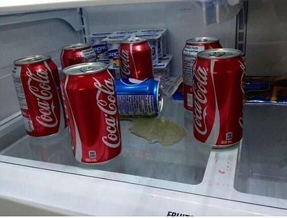 You came to the wrong fridge...
