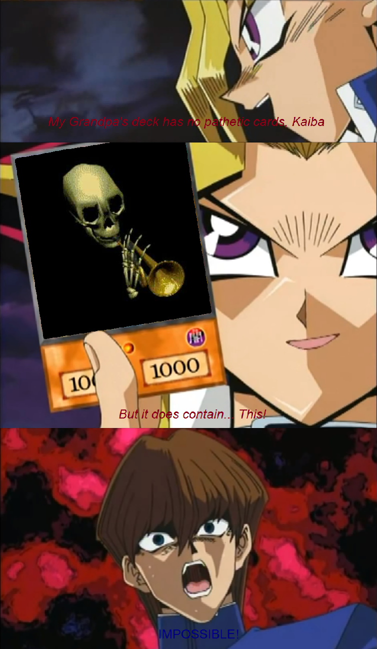 even kaiba is spooked