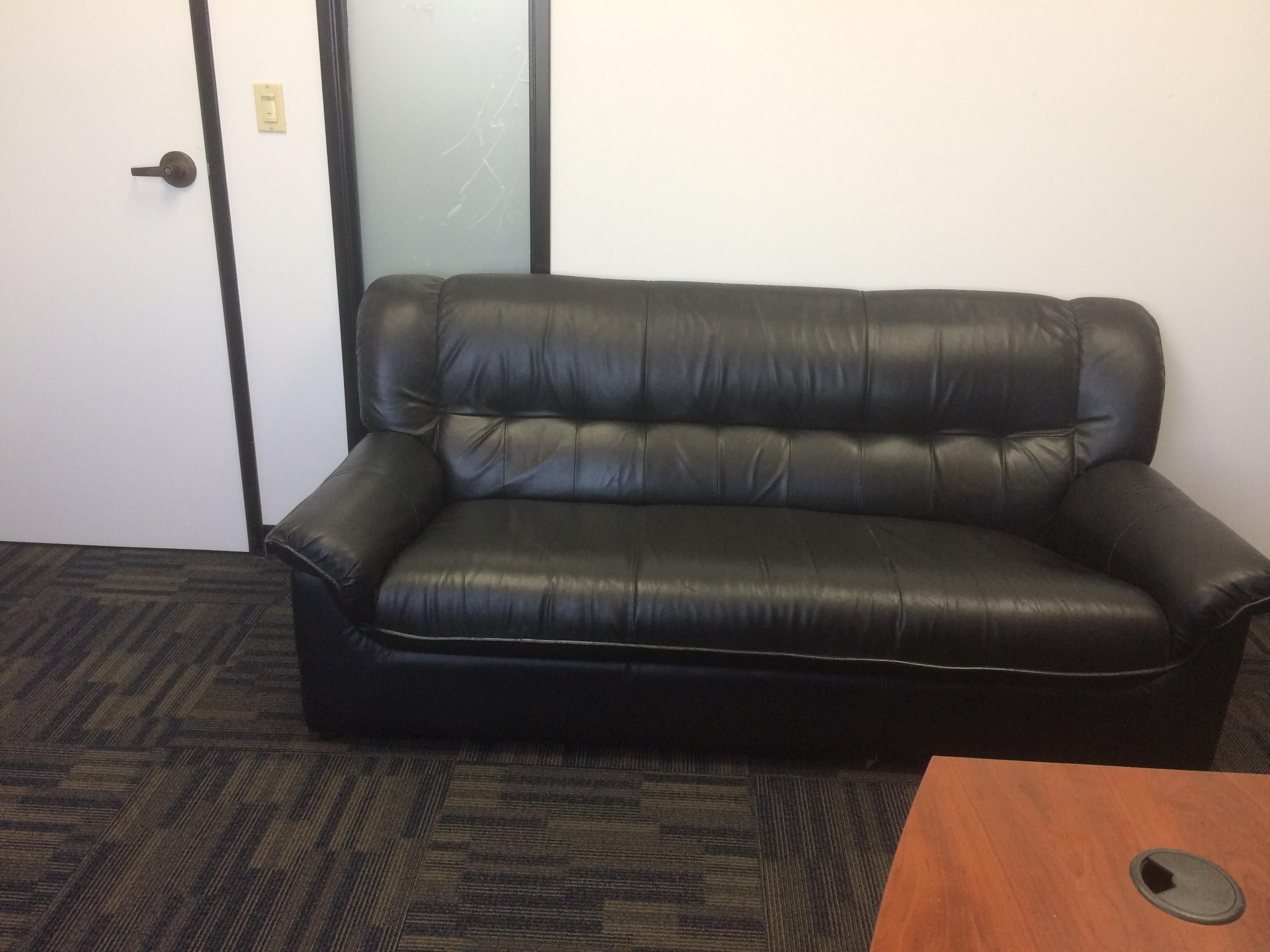 I got a new couch, thinking of doing all the job interviews here.
