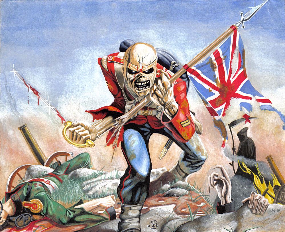 the great skeleton war of britian (colorized)