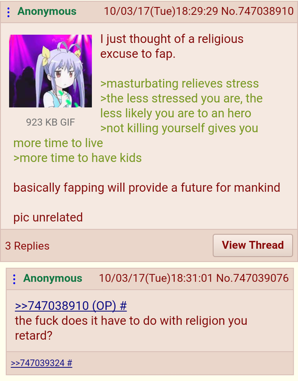 Anon thinks outside the box