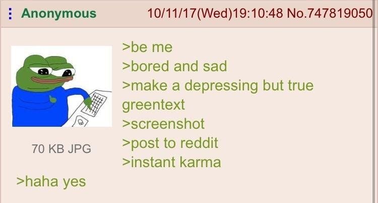 Anon finds a reason to live
