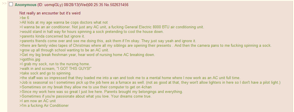 Anon is an AC unit