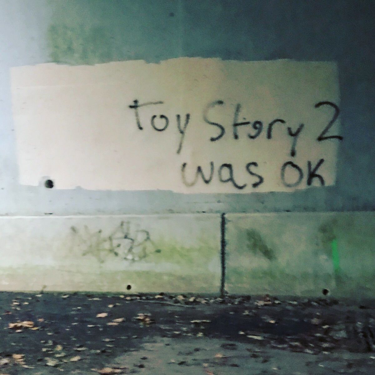 Found under a bridge near my house, this might be my favorite graffiti of all time