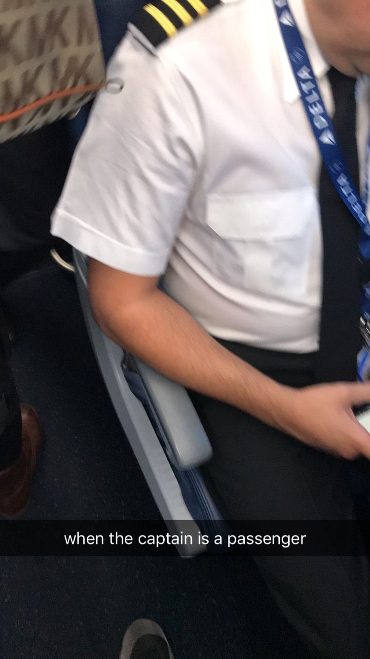 so if he’s here... who’s driving the plane