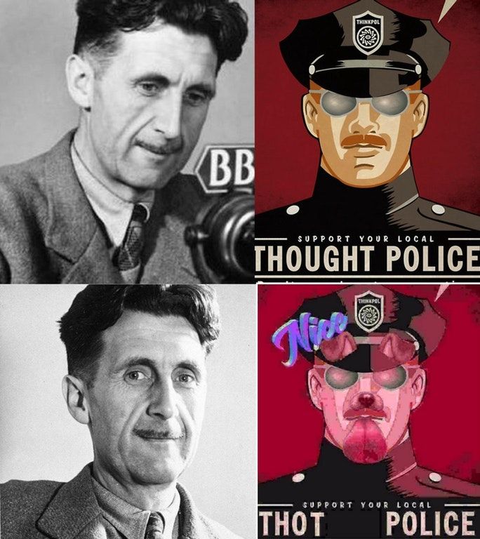 Maybe Orwell was right all along