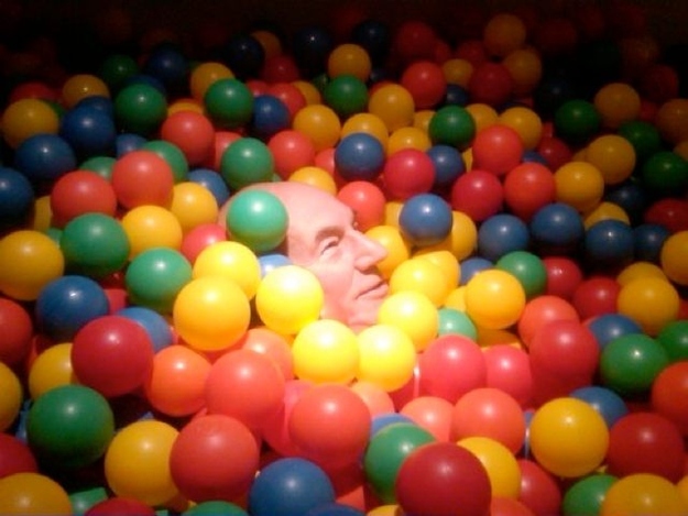 Somehow, somewhere, this picture of Sir Patrick Stewart happened.