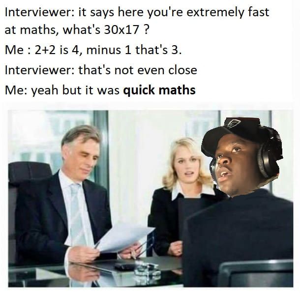 Quick maths
