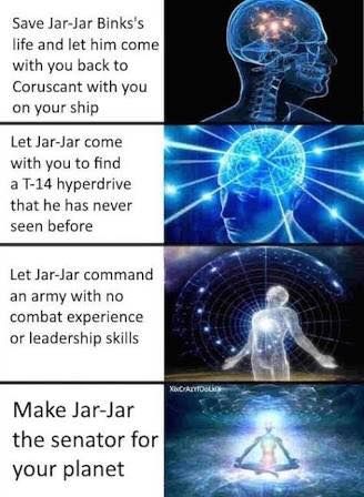 Jar-Jar is the senate