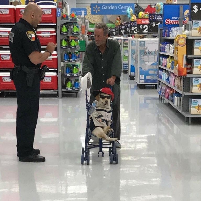 "This is my son, officer."