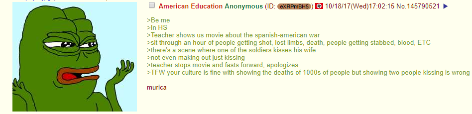 Anon lives in murica