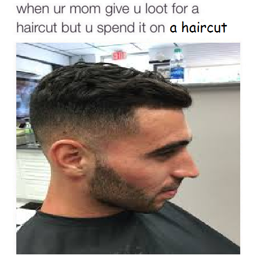 what a fresh new haircut