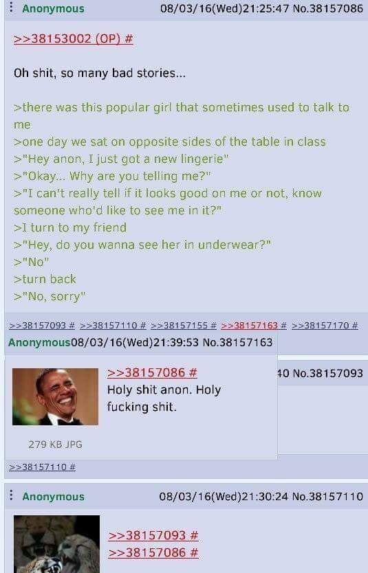 Anon, why...