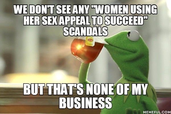We might see a lot of Weinstein-like sex scandals but..