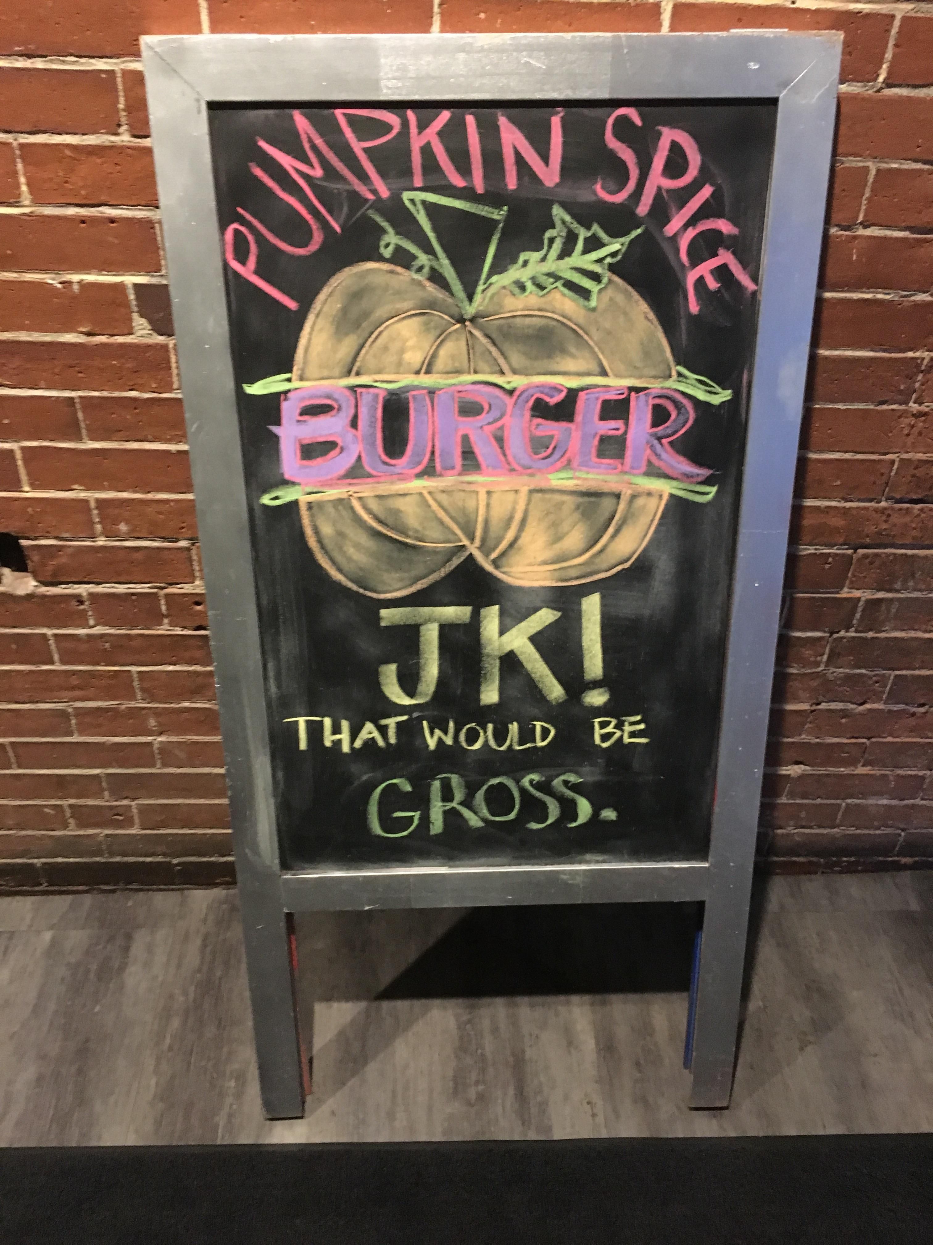 A restaurant in Maine gets it.