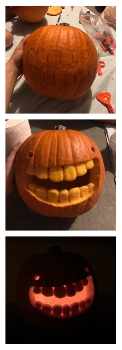 Wanted to make the goofiest looking pumpkin I could. I think I did alright