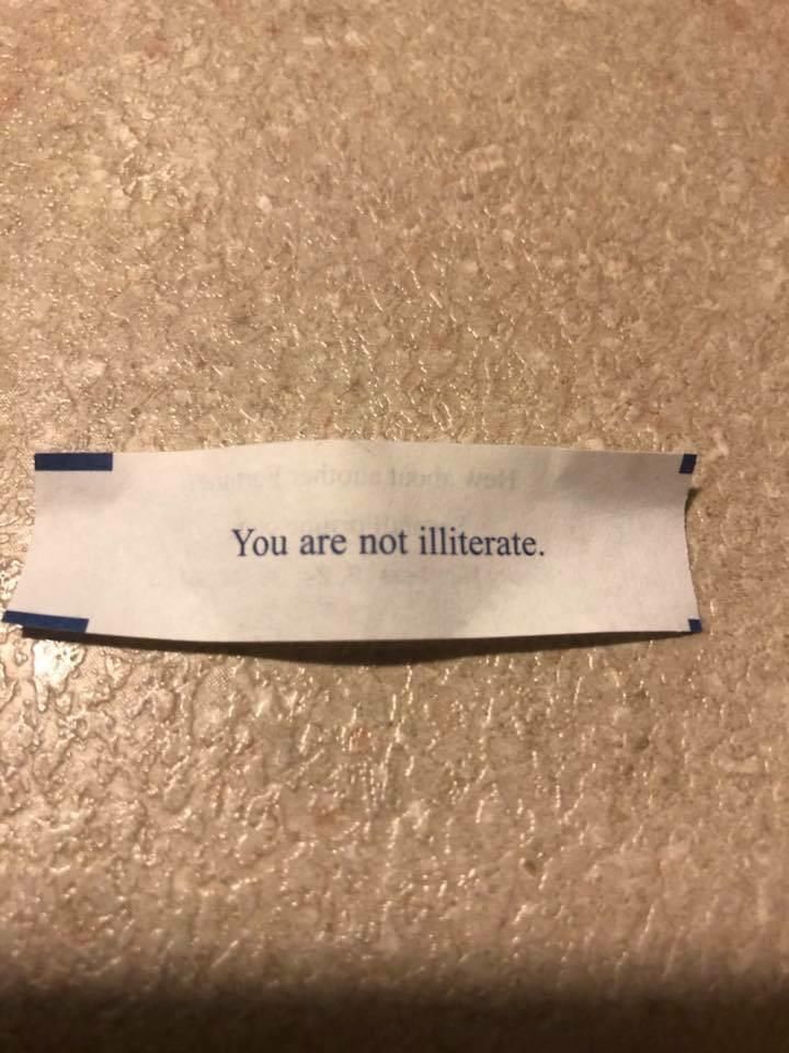 My 3 Year old nephew asked me to read him his fortune....