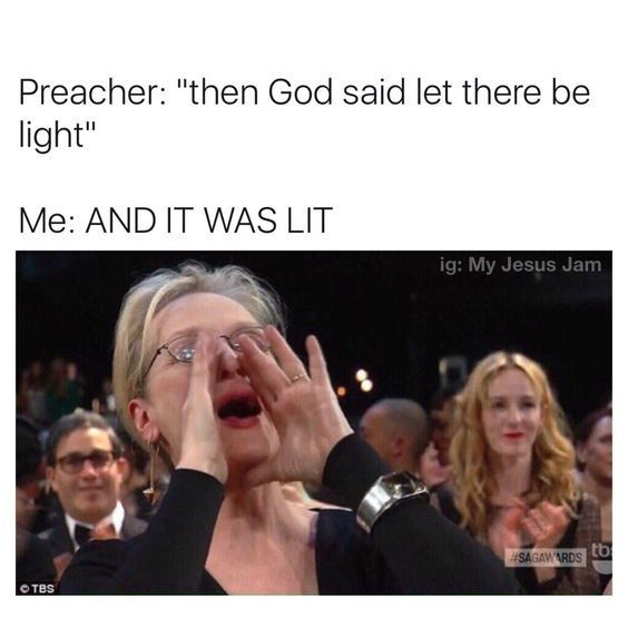 It was lit