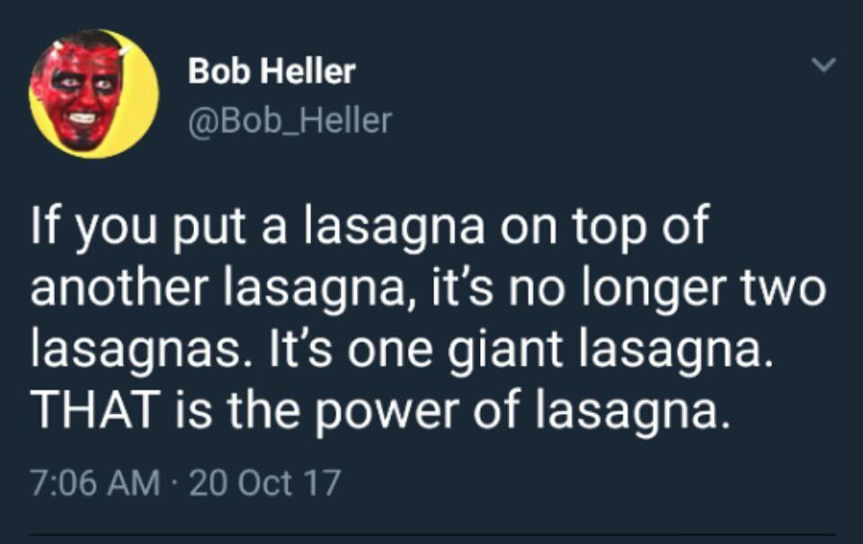 The power of Lasagna