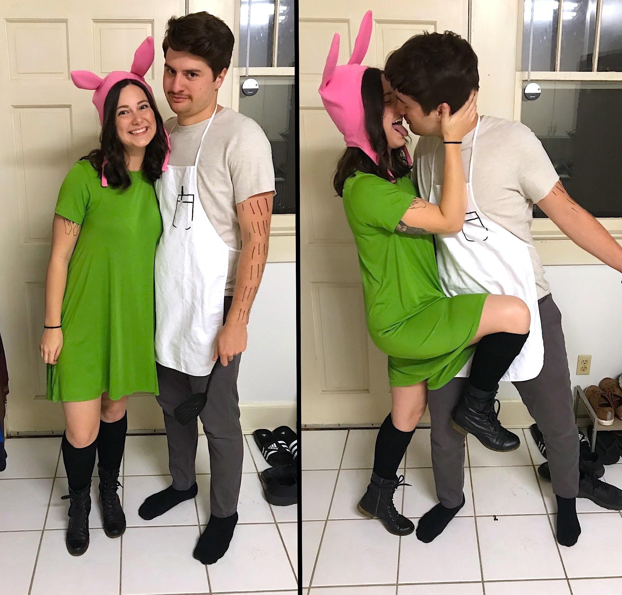 My girlfriend and I went full Bob's Burgers along with some friends for Halloween last night, somehow didn't realize the incestual implications until afterwards