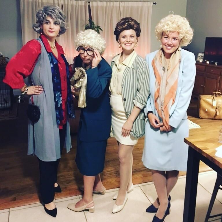 my girlfriends and i were the golden girls for halloween